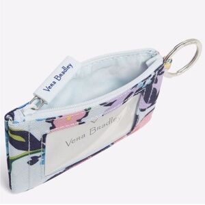 NEW Vera Bradley NWT Lighten Up Zip ID Case in Lighten Up Marian Floral travel